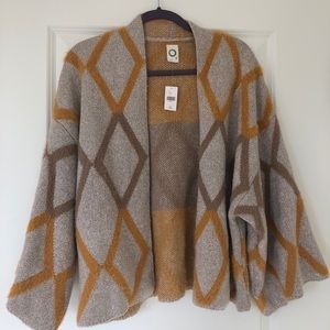 NWT Anthropologie Cardigan with large sleeves
